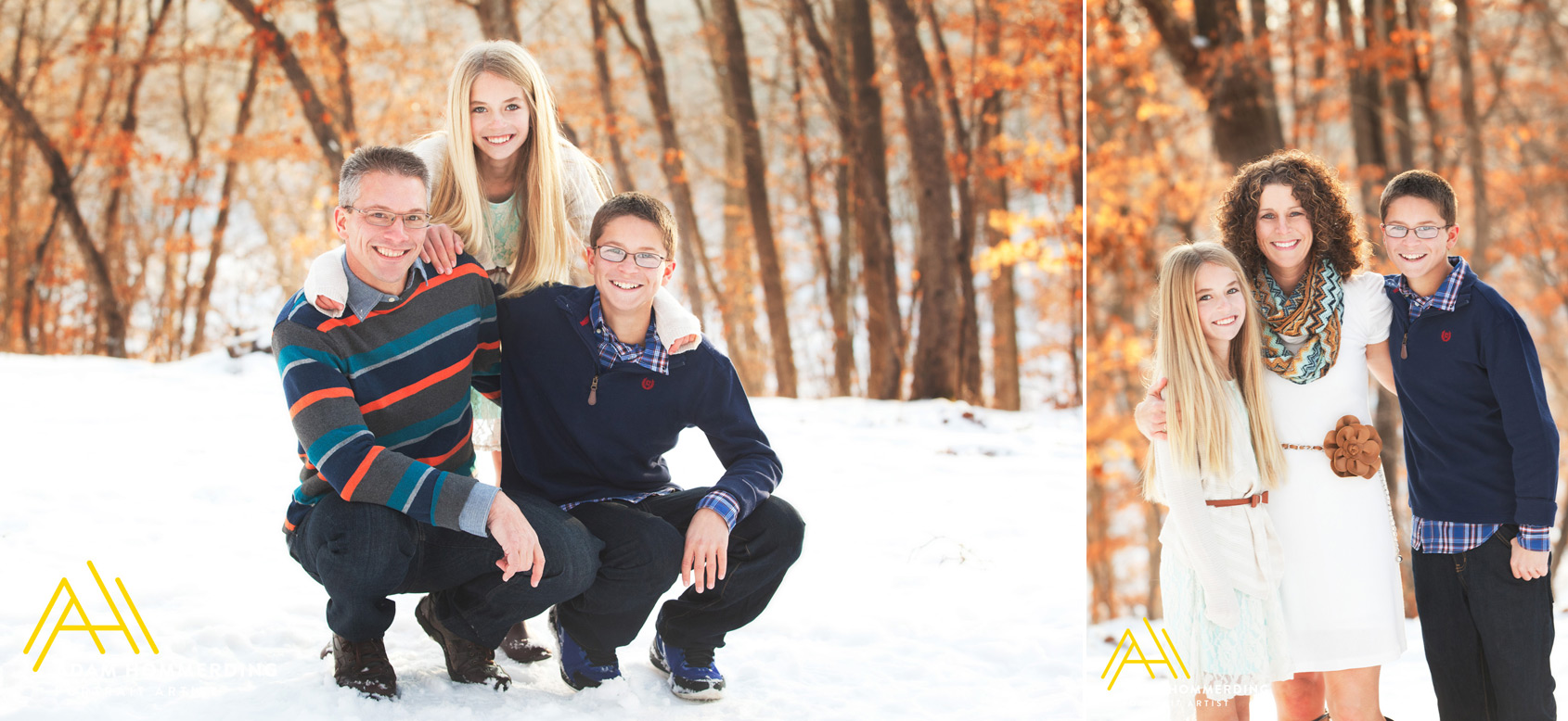 Family Photos in the snow