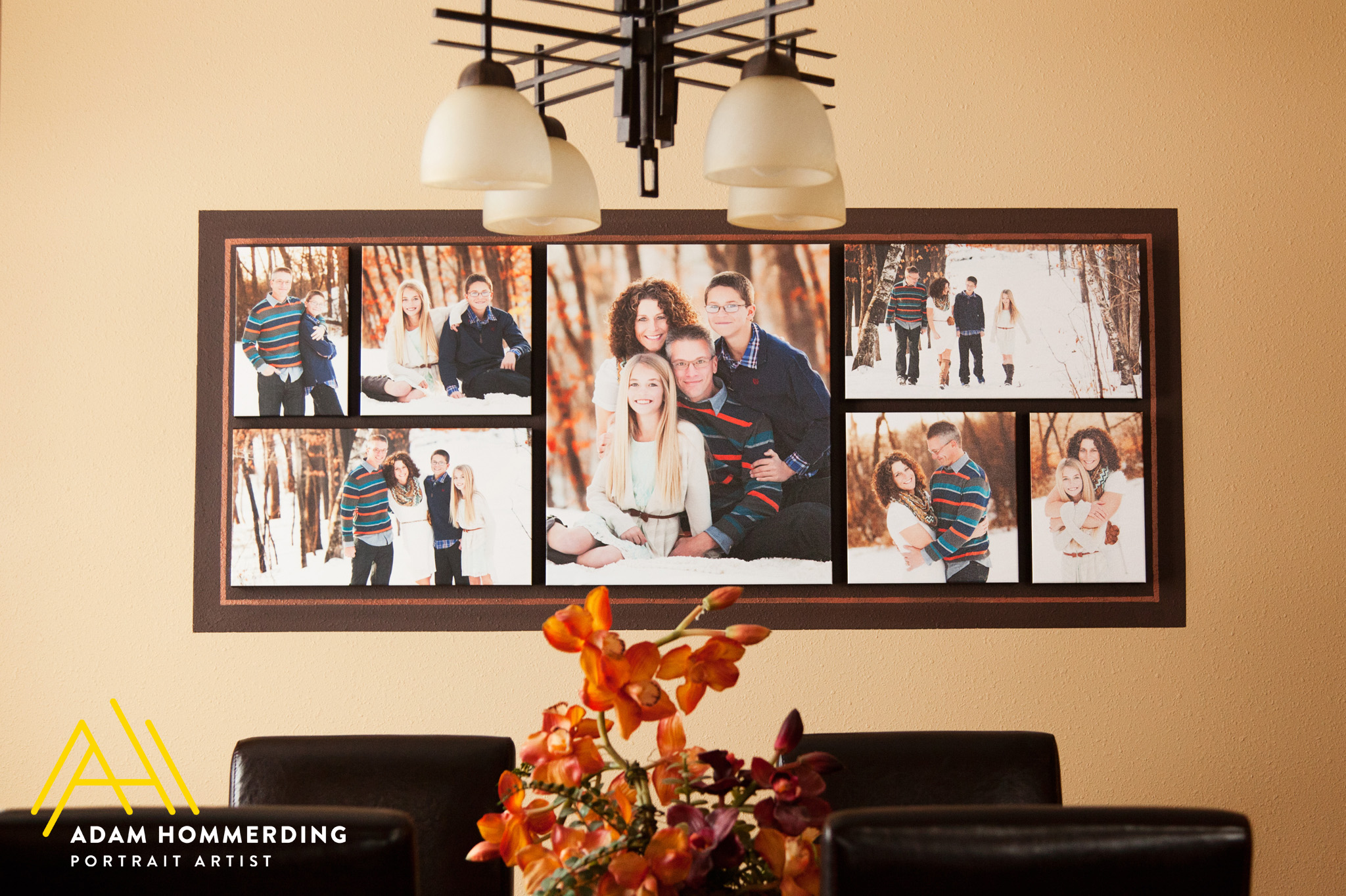 Winter Family Canvas Wall Art Collection Adam Hommerding Photography