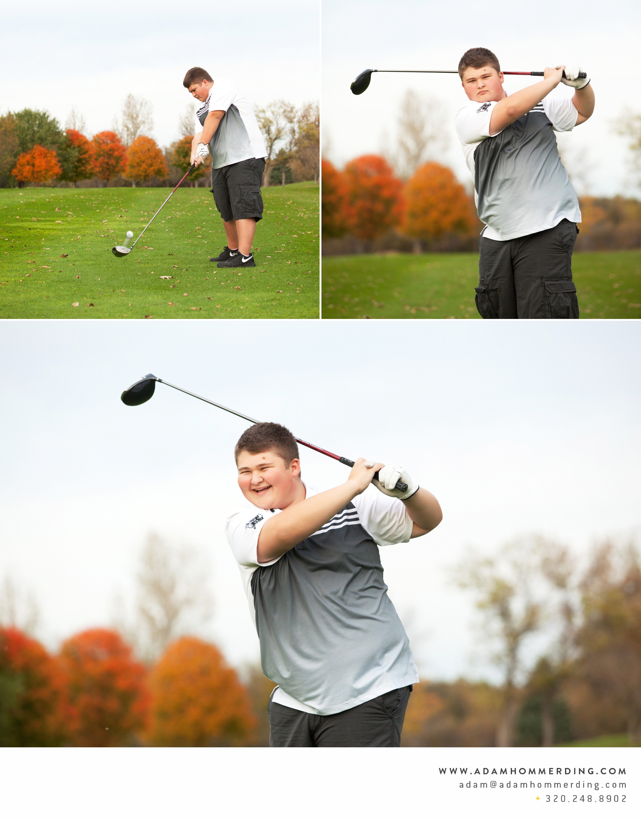 Senior Golf Photos Minnesota Adam Hommerding Photography