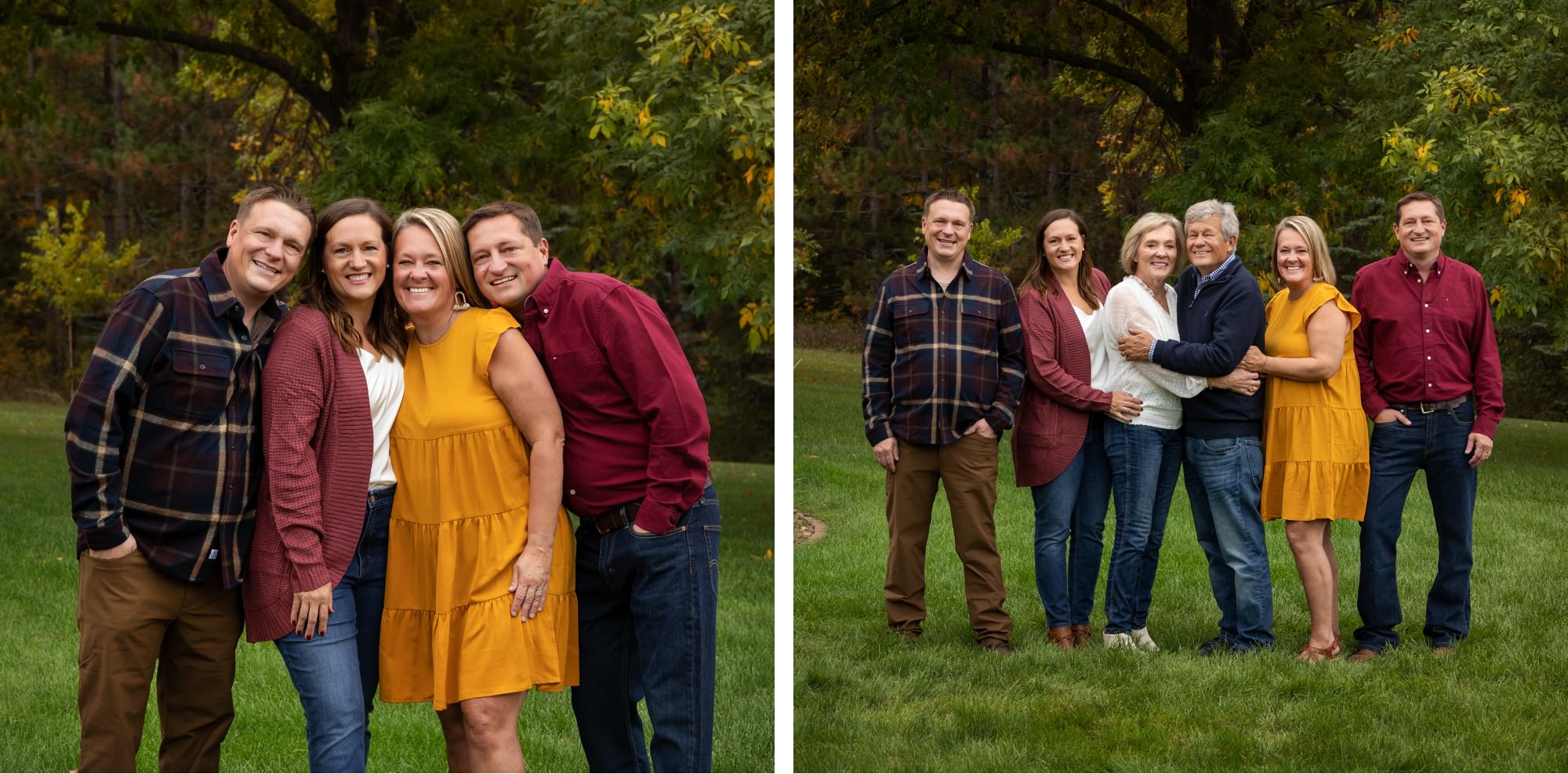 Fall Extended Family Session in Minneapolis