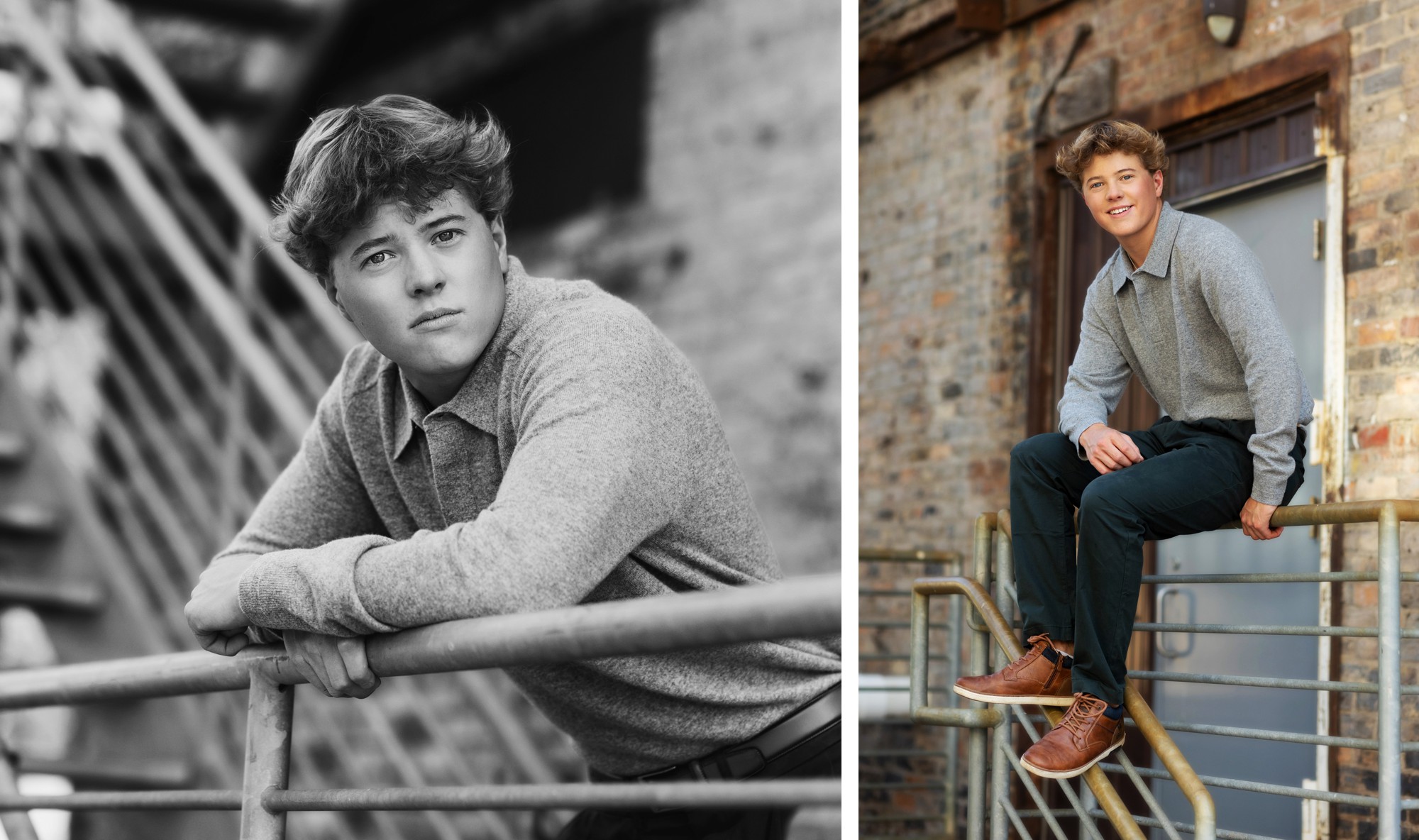 Senior pictures for guys in Minneapolis North Loop area