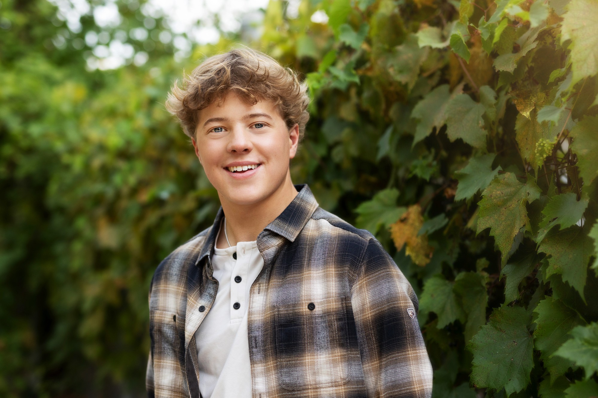 Senior guy pictures in Minneapolis with relaxed personality-filled style