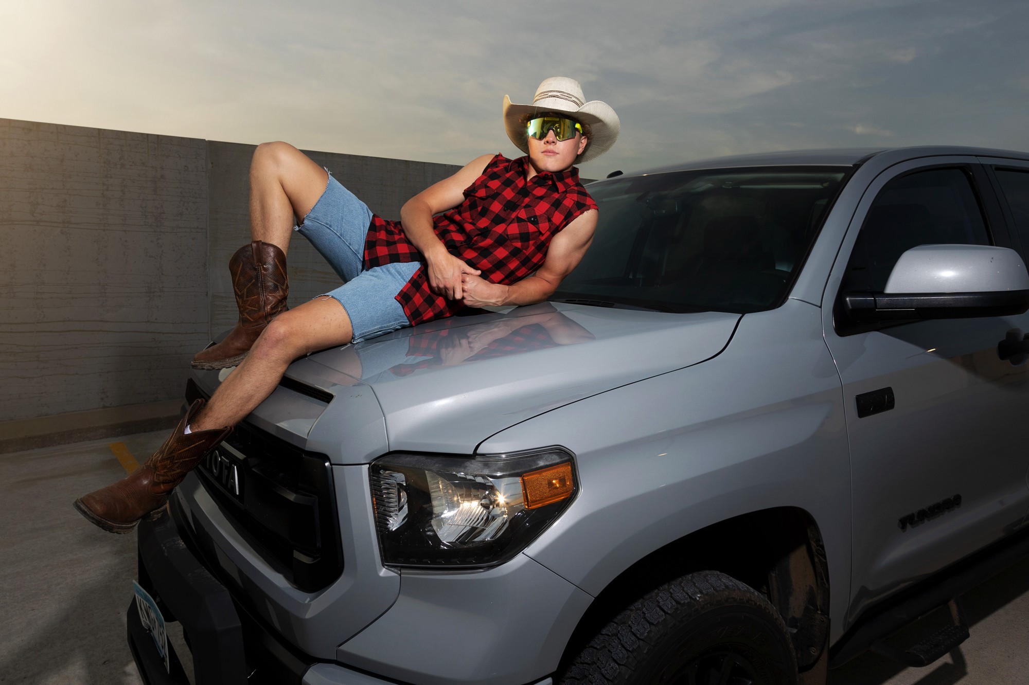 Personality Filled Senior Photos of High School Guy