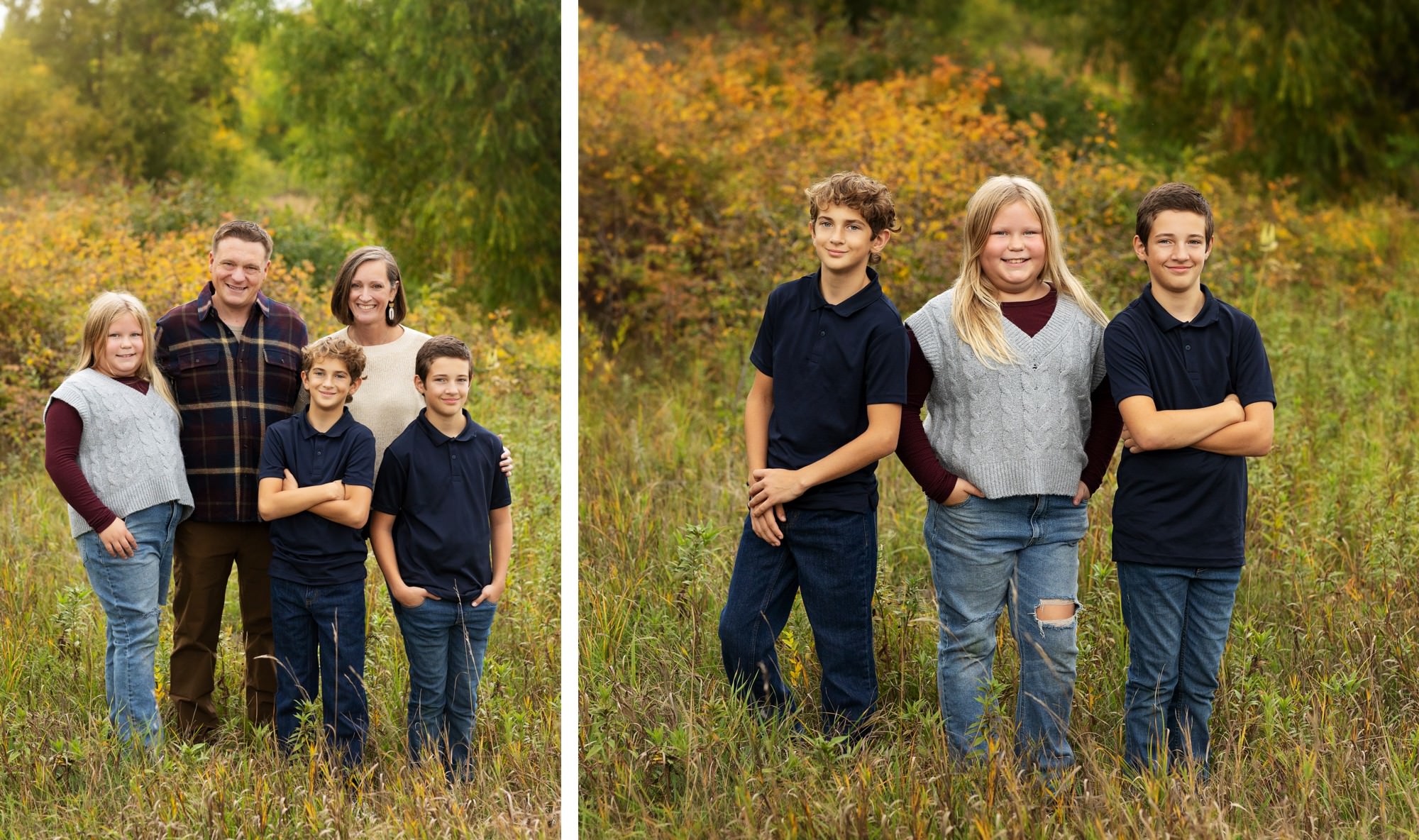 What to wear for Fall Family photos in MN