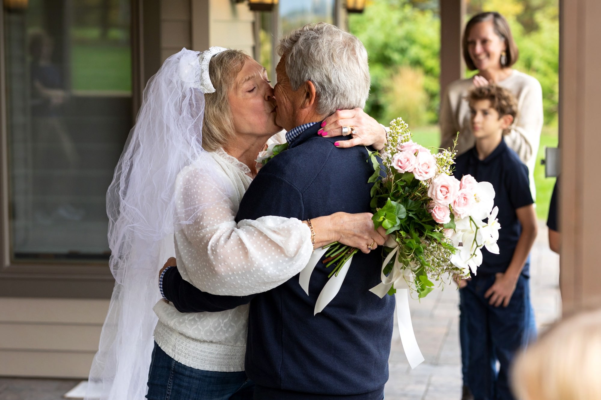 Surprise Vow Renewal after extended family session