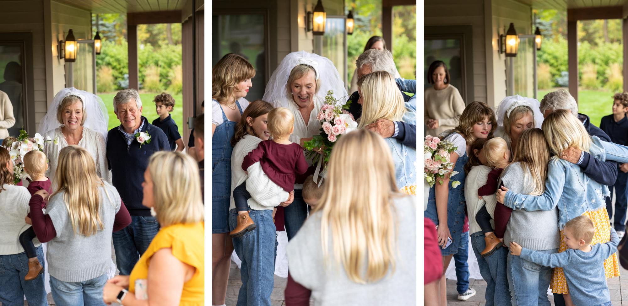 Surprise Vow Renewal after extended family session