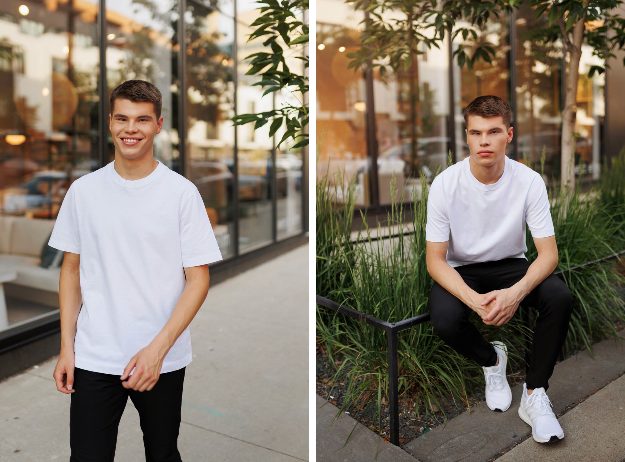 St.Cloud MN senior guy in casual outfit